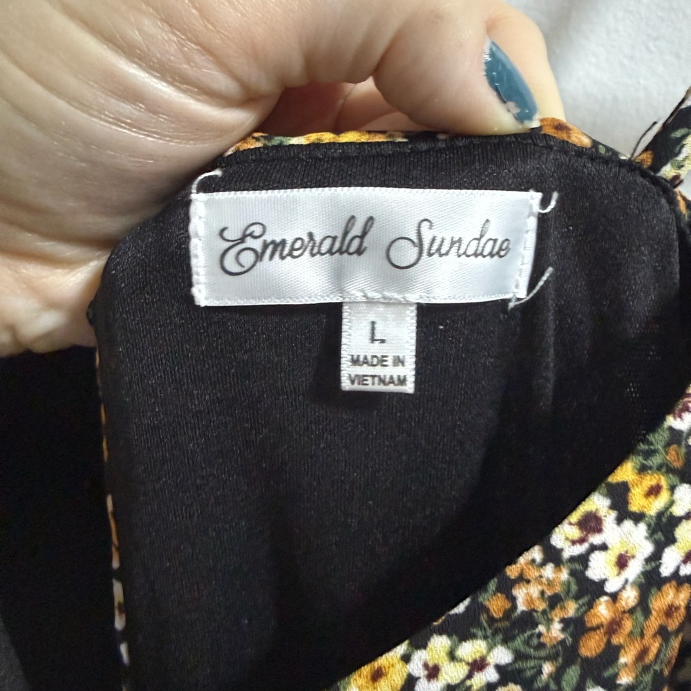 Emerald Sundae Floral Maxi Dress - Picture 3 of 6